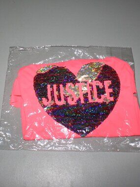 Orange 1 Pcs Justice Swimsuit Size 6